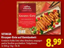 Lidl VITASIA Knusper-Ente auf Gemüsebett Angebot