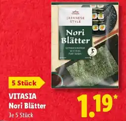 Lidl VITASIA Nori Blätter Angebot