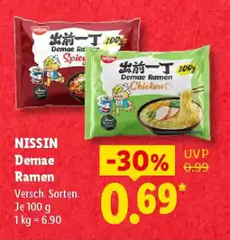 Lidl NISSIN Demae Ramen Angebot