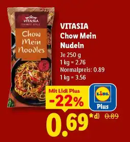Lidl VITASIA Chow Mein Nudeln Angebot