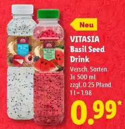 Lidl VITASIA Basil Seed Drink Angebot