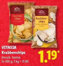 Lidl VITASIA Krabbenchips Angebot