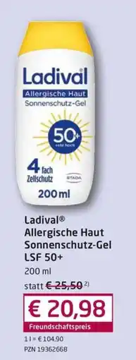 Guten Tag Apotheke Ladival Allergische Haut Sonnenschutz-Gel Angebot