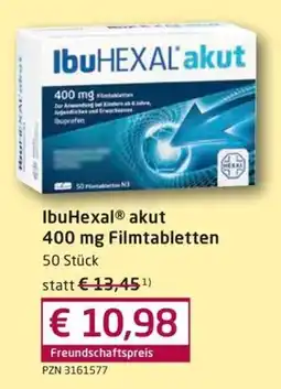 Guten Tag Apotheke IbuHexal® akut 400 mg Filmtabletten Angebot