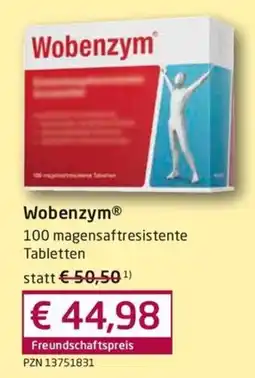 Guten Tag Apotheke Wobenzym® 100 magensäftresistente Tabletten Angebot