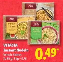 Lidl VITASIA Instant Nudeln Angebot
