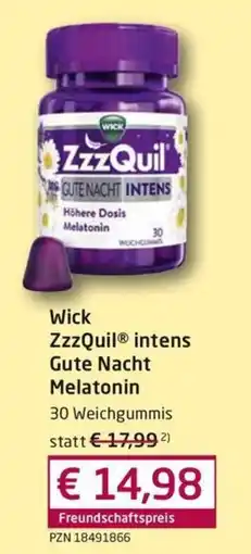 Guten Tag Apotheke Wick ZzzQuil® intens Gute Nacht Melatonin Angebot