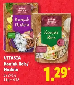 Lidl VITASIA Konjak Reis/ Nudeln Angebot