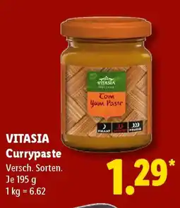 Lidl VITASIA Currypaste Angebot