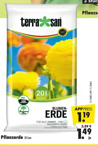 Mäc Geiz Terra San Pflanzerde 20L Angebot