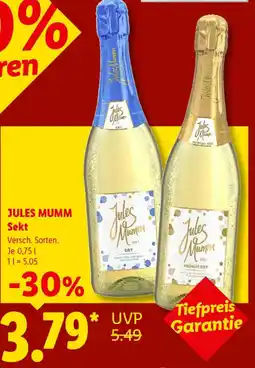Lidl JULES MUMM Sekt Angebot