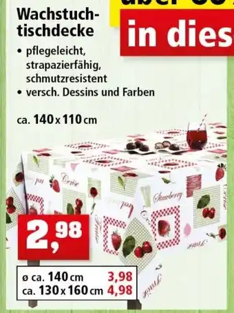 Thomas Philipps Wachstuchtischdecke 140*110 Angebot