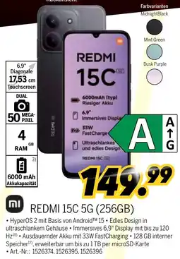 MEDIMAX REDMI 15C 5G (256GB) Angebot