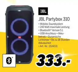 MEDIMAX JBL Partybox 310 Angebot