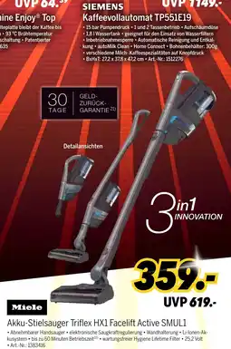 MEDIMAX Miele Akku-Stielsauger Triflex HX1 Facelift Active SMUL1 Angebot