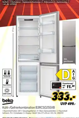 MEDIMAX Kühl-/Gefrierkombination B3RCSO255XB Angebot