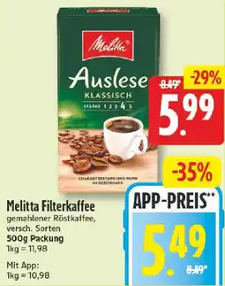 NP Discount Melitta Filterkaffee Angebot