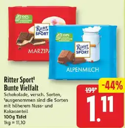 NP Discount Ritter Sport Bunte Vielfalt Angebot