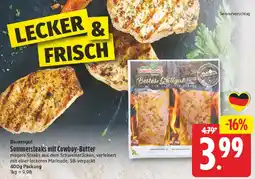 NP Discount Bauerngut Sommersteaks mit Cowboy-Butter Angebot
