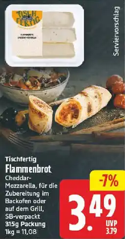 NP Discount Tischfertig Flammenbrot Angebot