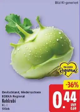 NP Discount EDEKA Regional Regional Kohlrabi Angebot
