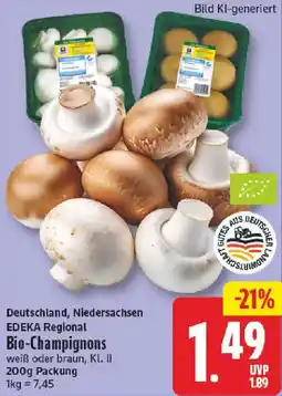 NP Discount EDEKA Regional Bio-Champignons Angebot