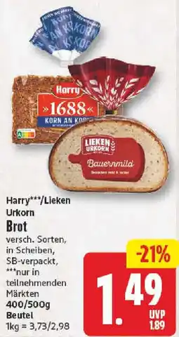 NP Discount Urkorn Brot Angebot
