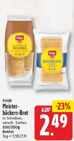NP Discount Schär Meisterbäckers-Brot Angebot