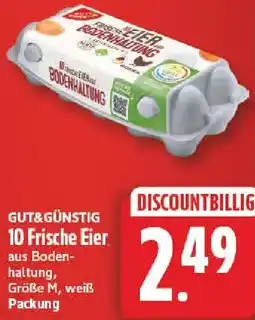 NP Discount Gut&Günstig 10 Frische Eier Angebot