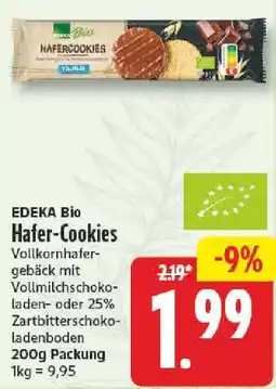 NP Discount EDEKA Bio Hafer-Cookies Angebot