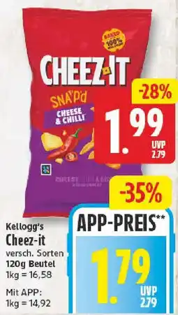 NP Discount Kellogg's Cheez-it Angebot