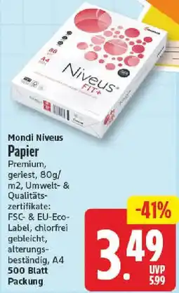 NP Discount Mondi Niveus Papier Angebot
