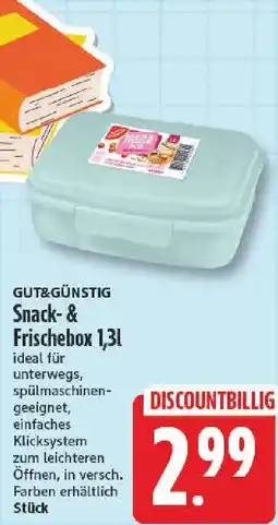 NP Discount Gut&Günstig Snack & Frischebox Angebot