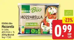 NP Discount EDEKA Bio Mozzarella Angebot