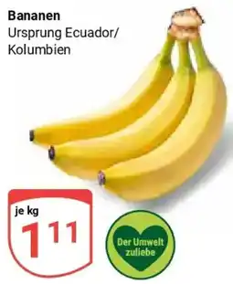 Globus Bananen Angebot
