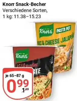 Globus Knorr Snack-Becher Angebot