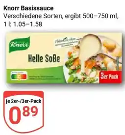 Globus Knorr Basissauce Angebot