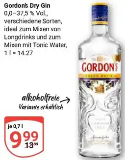 Globus Gordon's Dry Gin Angebot