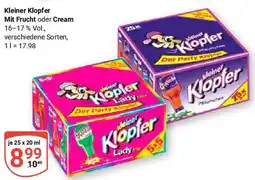 Globus Kleiner Klopfer Mit Frucht oder Cream Angebot
