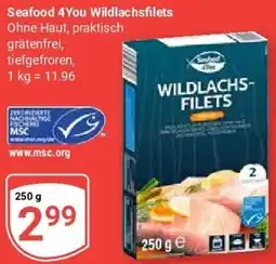 Globus Seafood 4You Wildlachsfilets Angebot