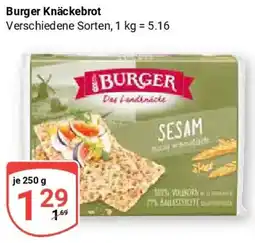 Globus Burger Knäckebrot Angebot