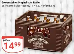 Globus Grevensteiner Original oder Radler Angebot