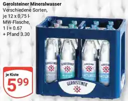 Globus Gerolsteiner Mineralwasser Angebot