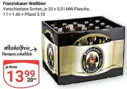 Globus Franziskaner Weißbier Angebot