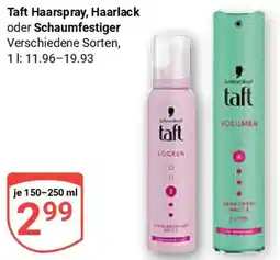 Globus Taft Haarspray, Haarlack oder Schaumfestiger Angebot