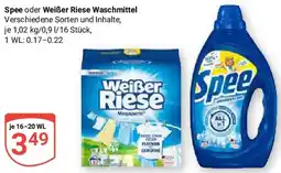 Globus Spee oder Weißer Riese Waschmittel Angebot