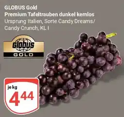 Globus GLOBUS Gold Premium Tafeltrauben dunkel kernlos Angebot