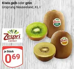 Globus Kiwis gelb oder grün Angebot