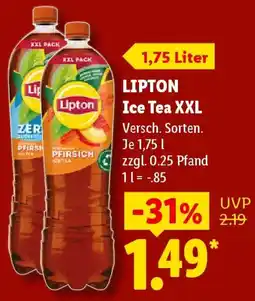 Lidl LIPTON Ice Tea XXL Angebot