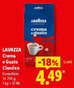 Lidl LAVAZZA Crema e Gusto Classico Angebot